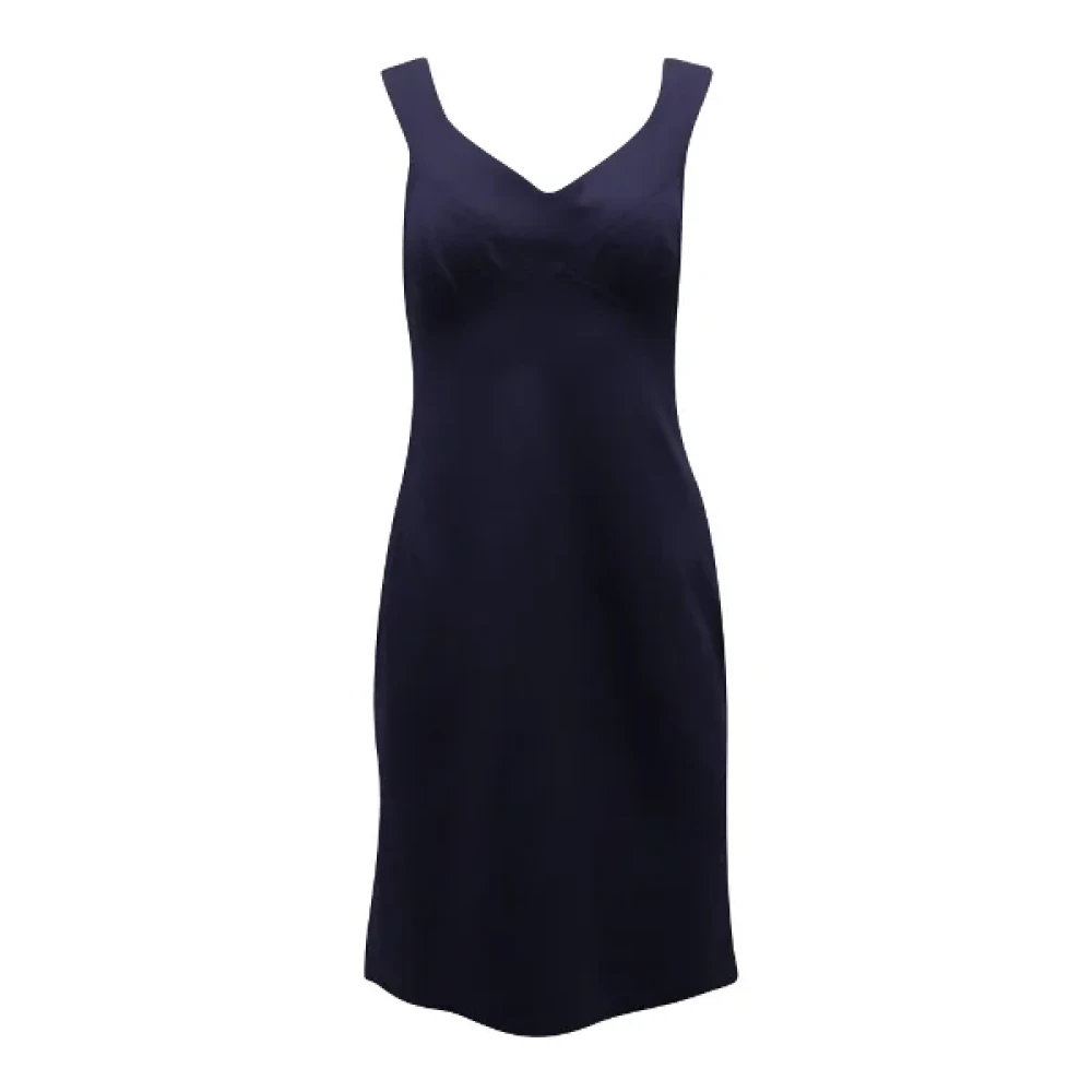 Ralph Lauren Pre-owned Viscose dresses Blue Dames
