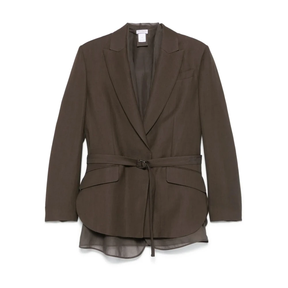 Jackets > Blazers - - Brunello Cucinelli - Modalova