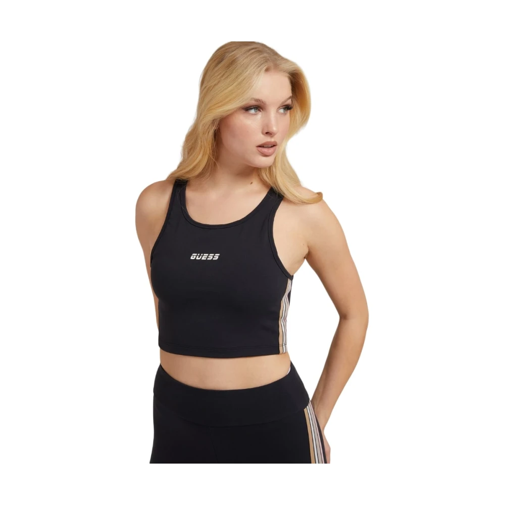 Guess Mouwloze Top Black Dames