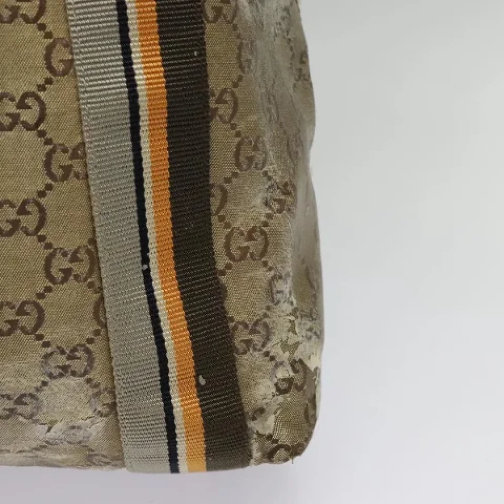 Gucci Vintage Pre-owned Canvas totes Yellow Dames