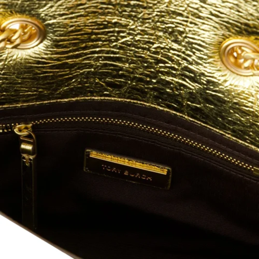 TORY BURCH Leather shoulder-bags Yellow Dames
