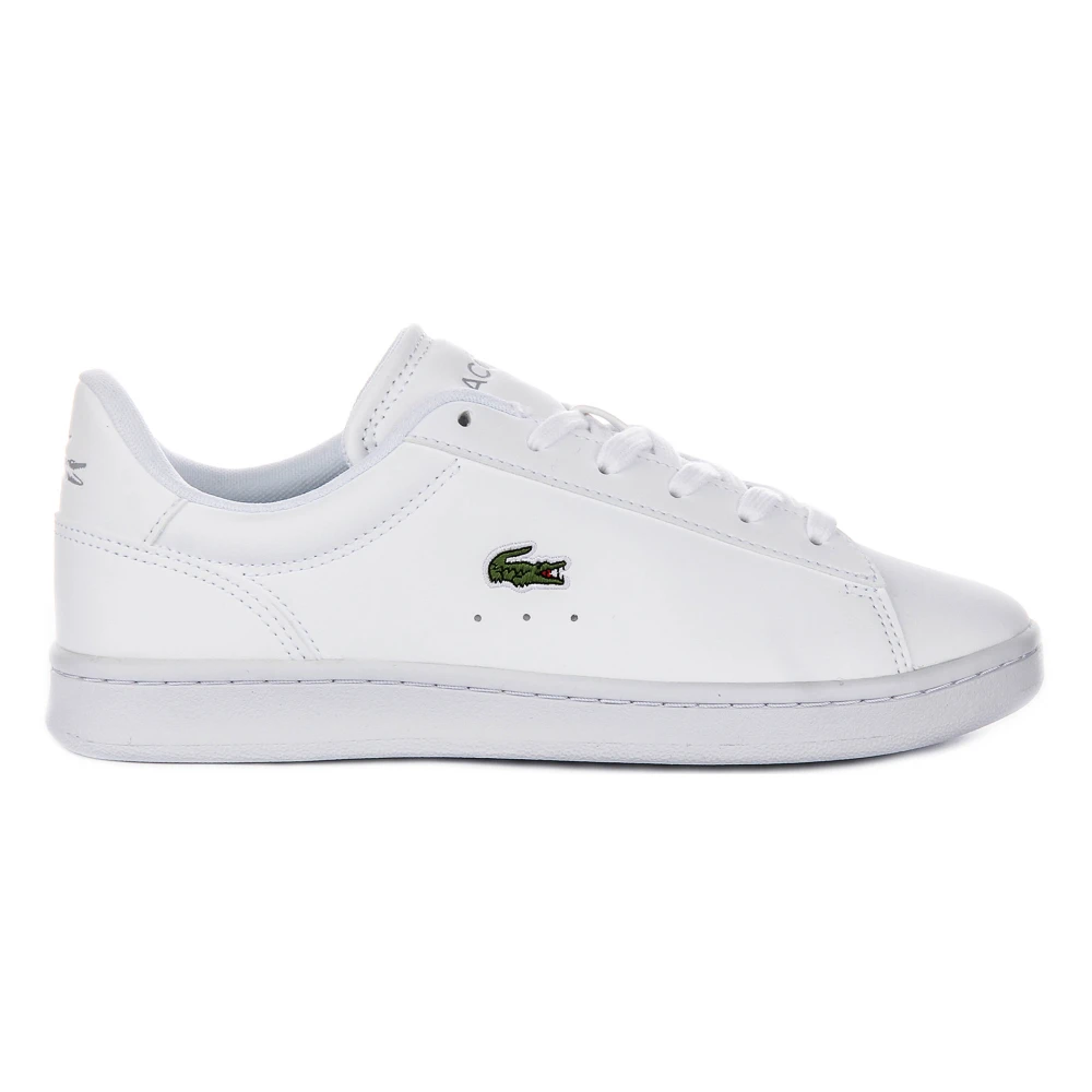 Lacoste Unisex Kids White Kids Sneakers, 37 Eu, Carnaby Set Lace-Up Trainers