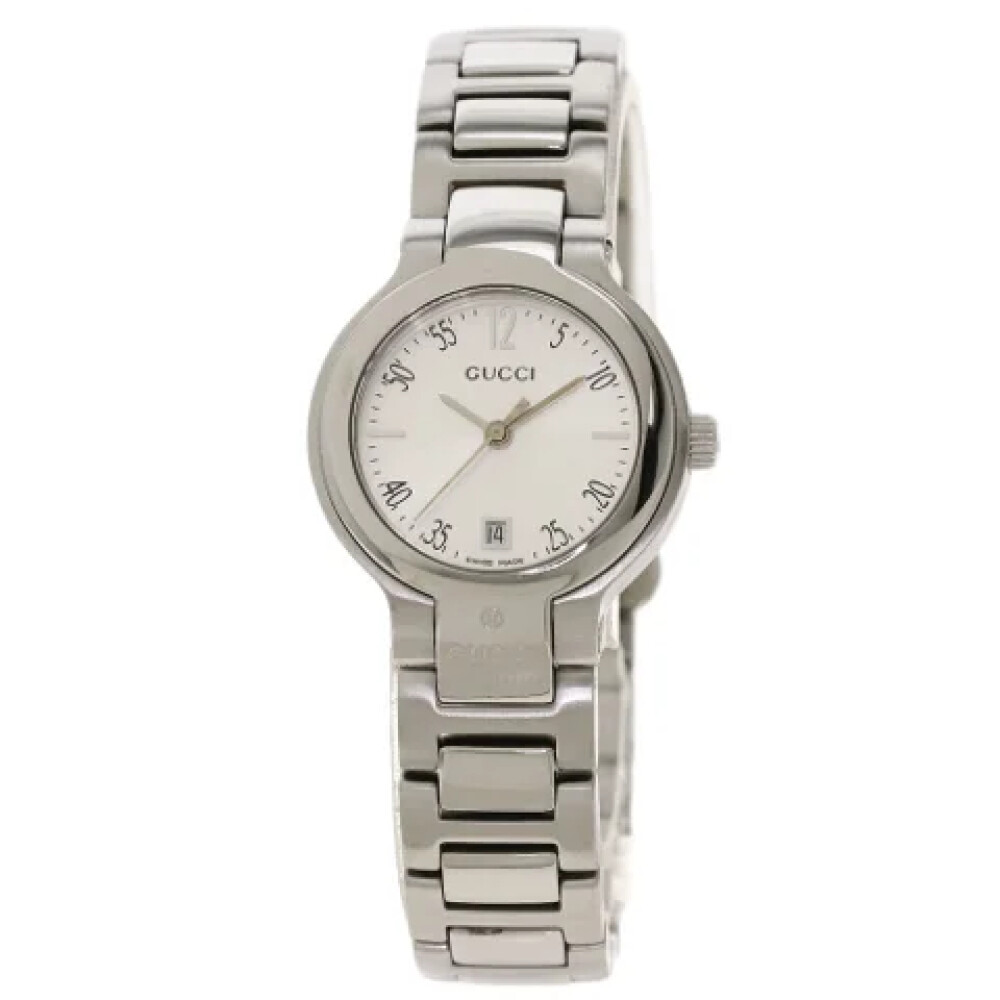 Reloj Gucci de Acero Inoxidable Blanco de Segunda Mano Gucci