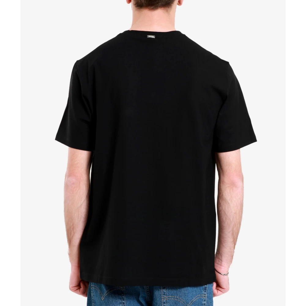 Herno Stretch Katoen Jersey T-shirt Black Heren