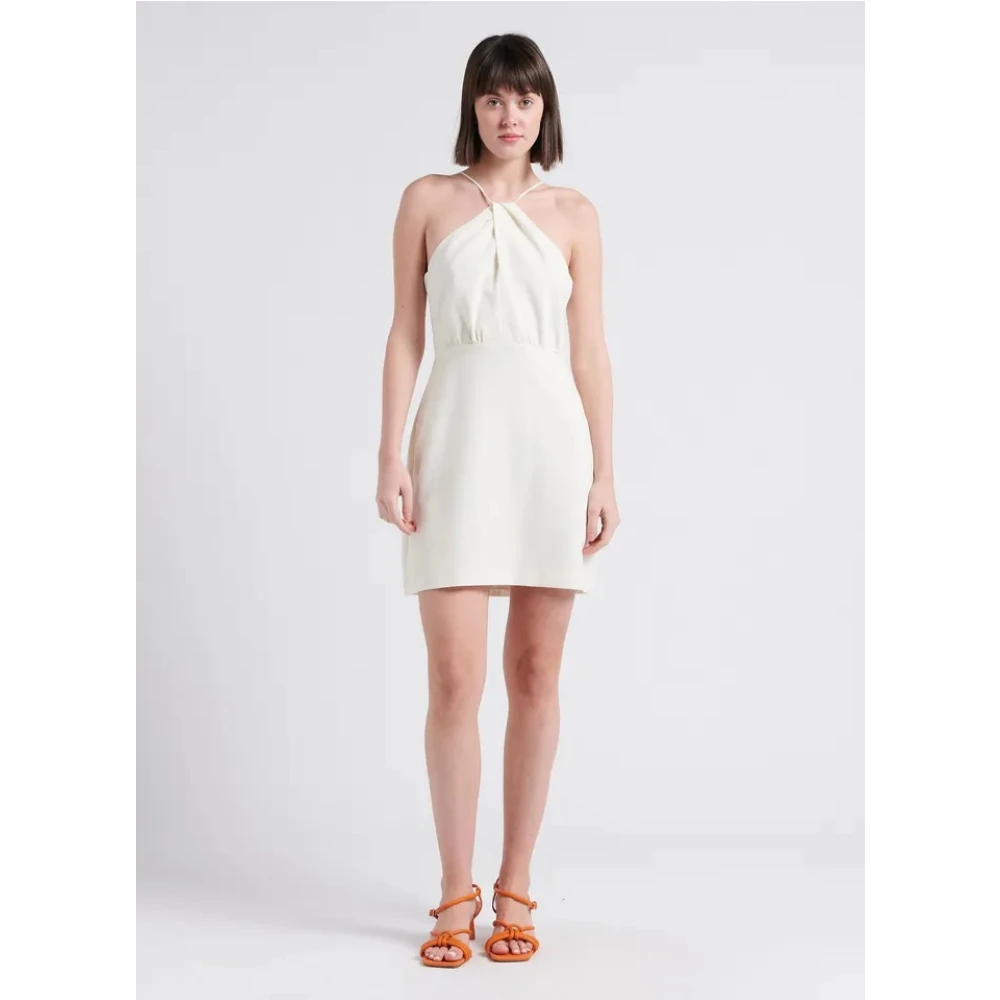 Suncoo Elegante Jurk Beige Dames