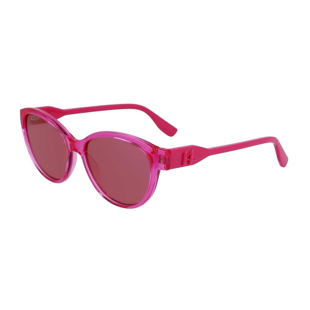 Karl Lagerfeld Women's Purple Injected Frame Sunglasses