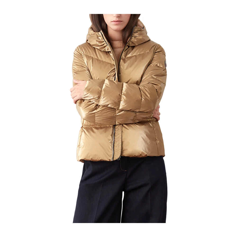 Colmar Metallic Hooded Damesjas Yellow Dames