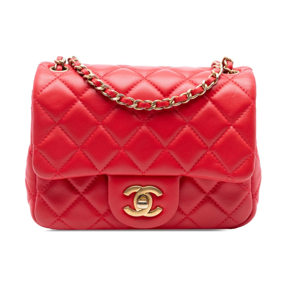 Chanel Vintage Donna Rosso Pre-Owned, Taglia Unica, Used,