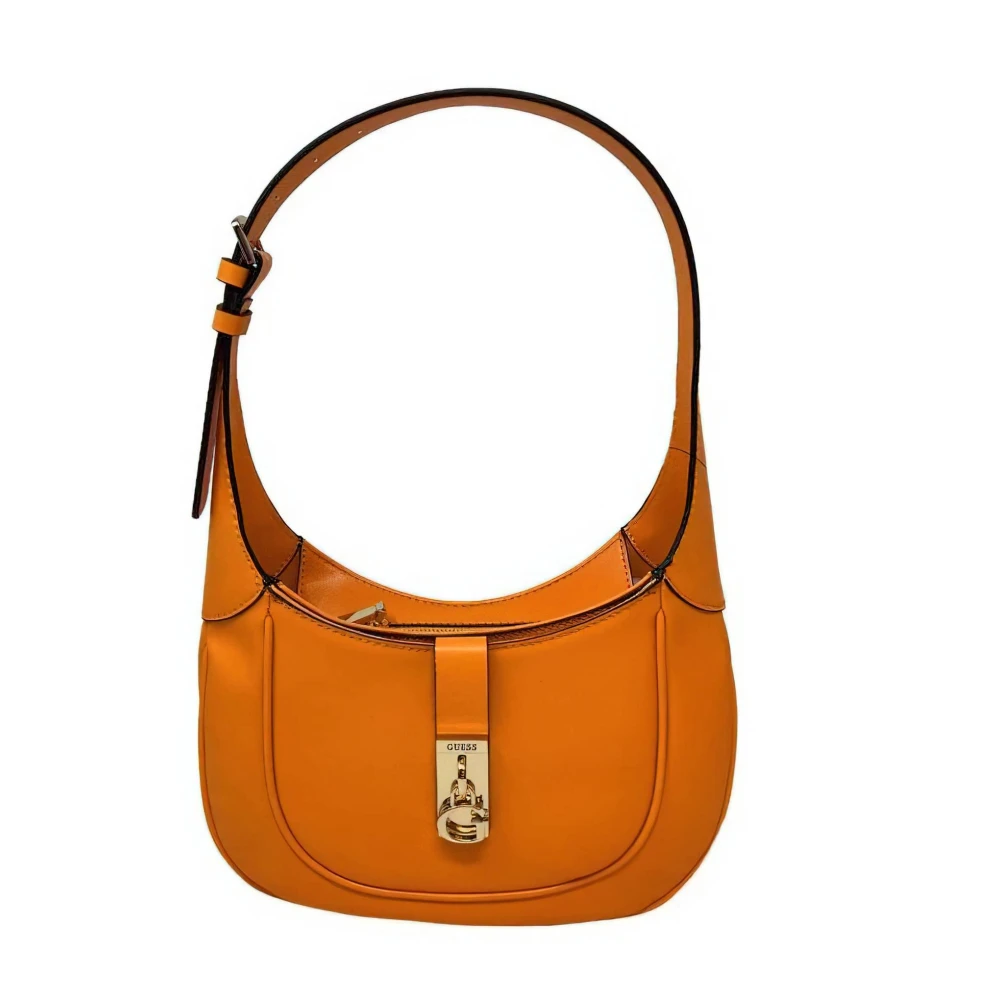 Guess Dames Hobobag Maimie mango Brown Dames
