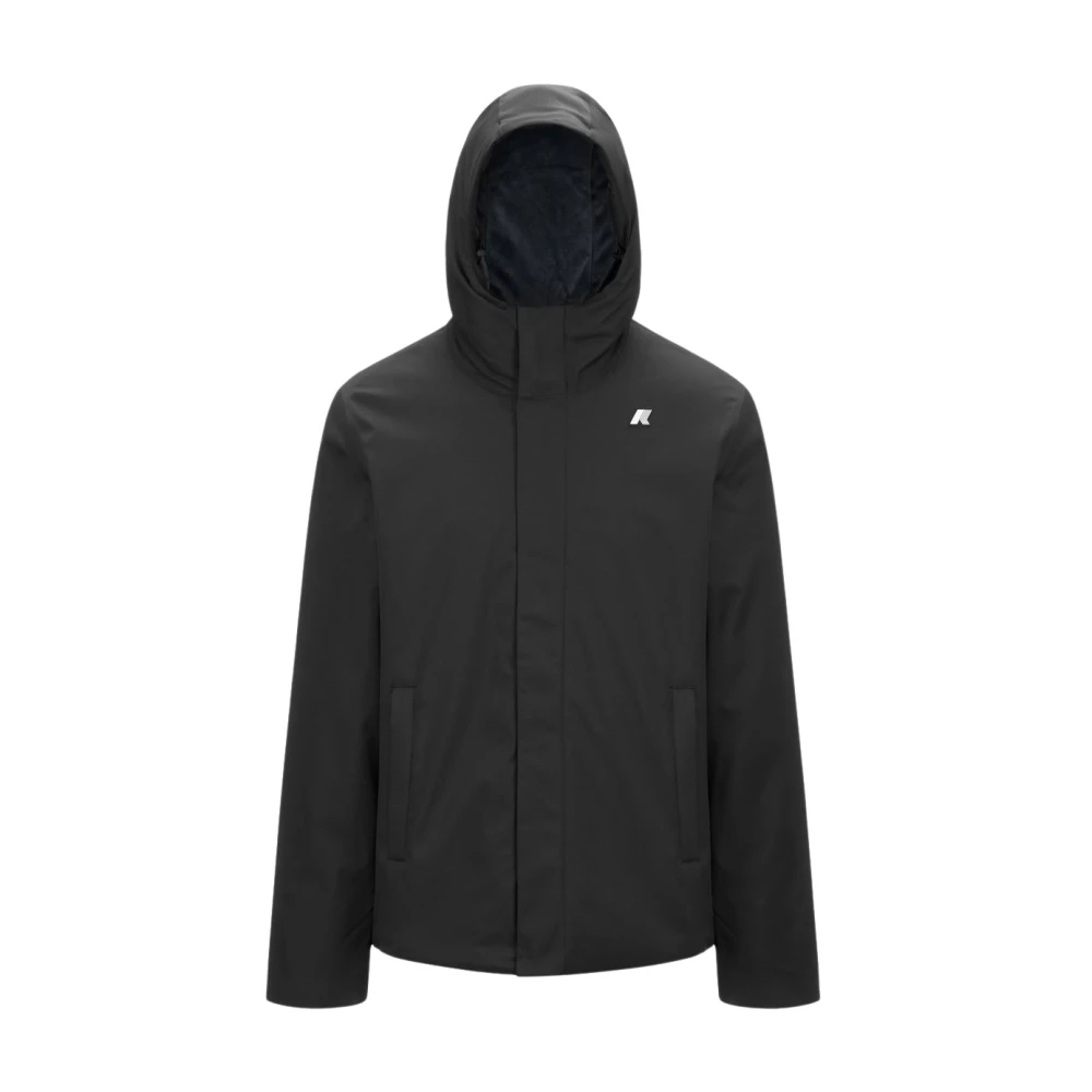 K-Way Uomo Nero Giacche, S, New,