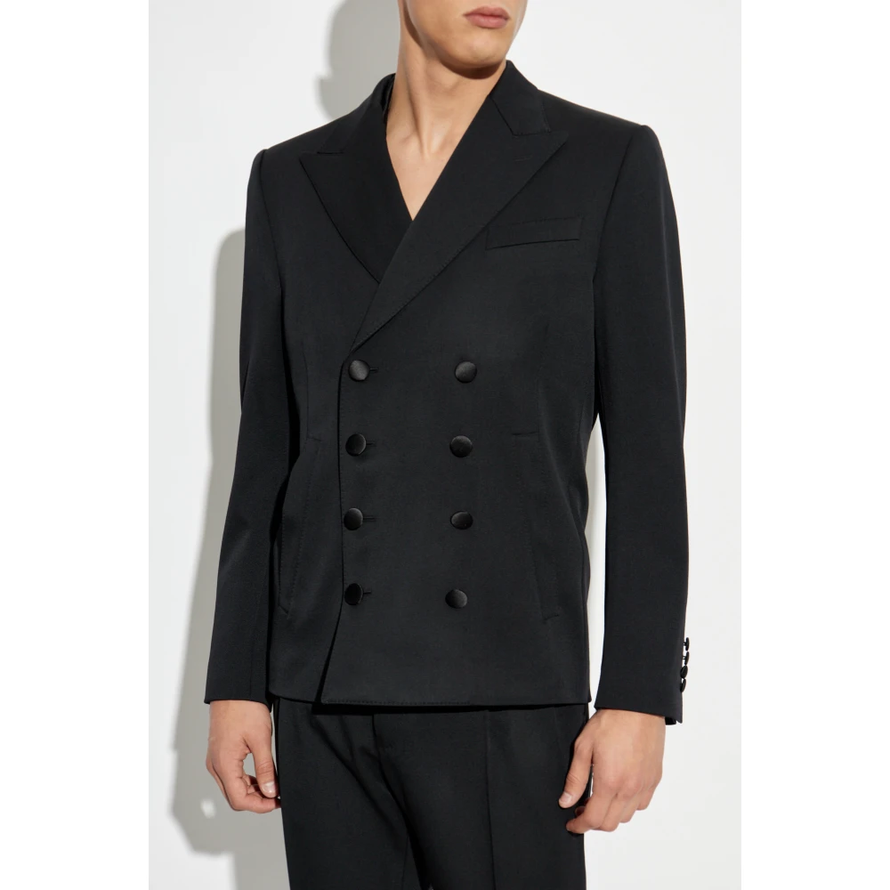 Dolce & Gabbana Wollen blazer Black Heren