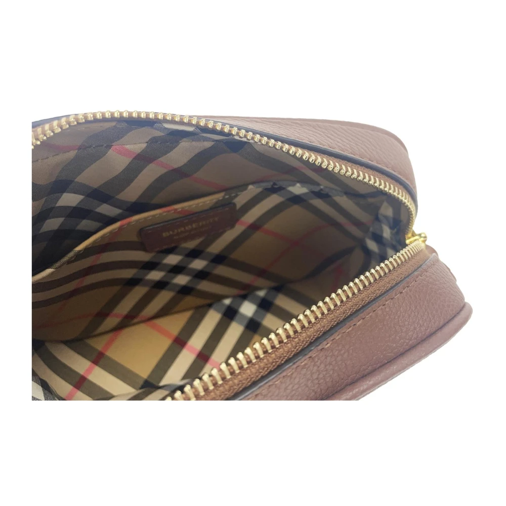 Burberry Stijlvolle Kleine Crossbody Cameratas Brown Dames