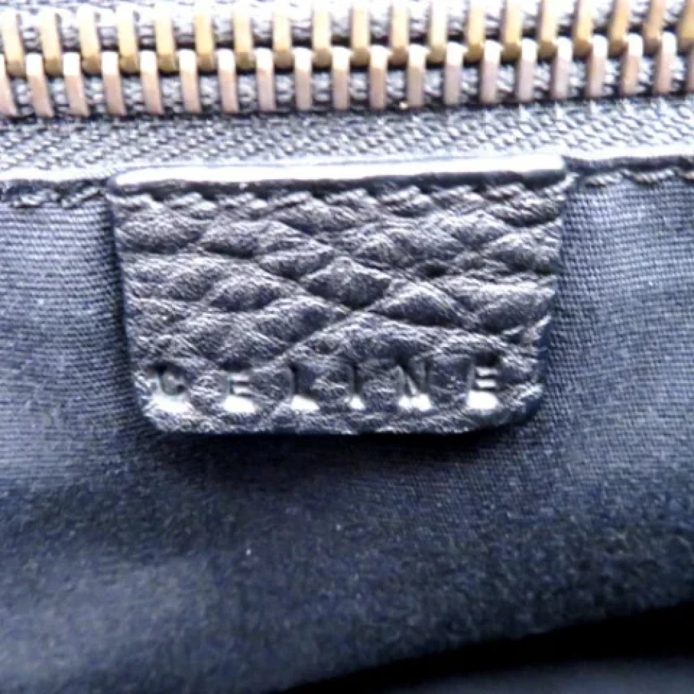 Celine Vintage Pre-owned Leather handbags Black Dames