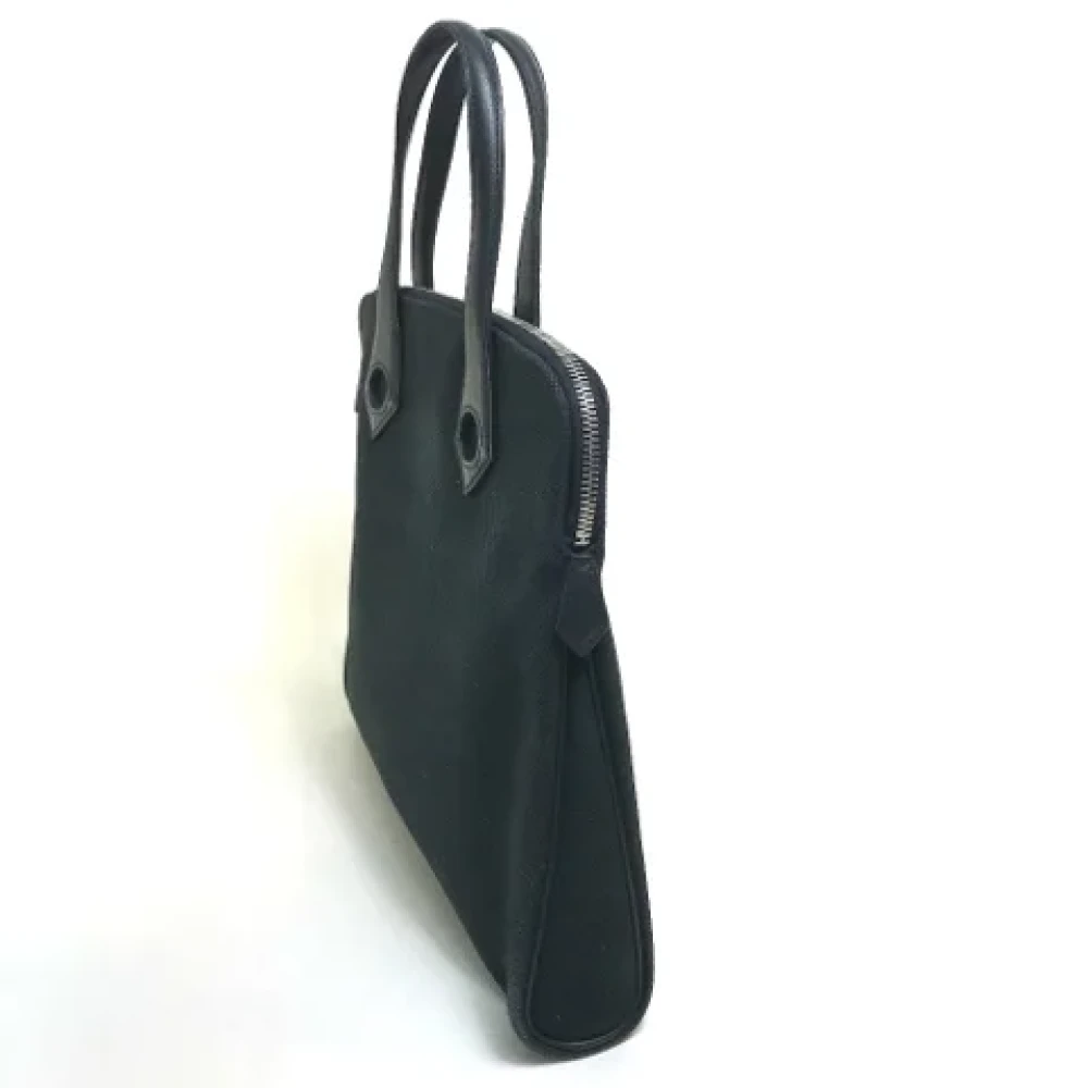 Hermès Vintage Pre-owned Fabric handbags Black Dames