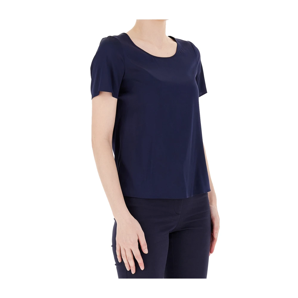 Pennyblack Blauwe Zijden Ludovica Shirt Blue Dames