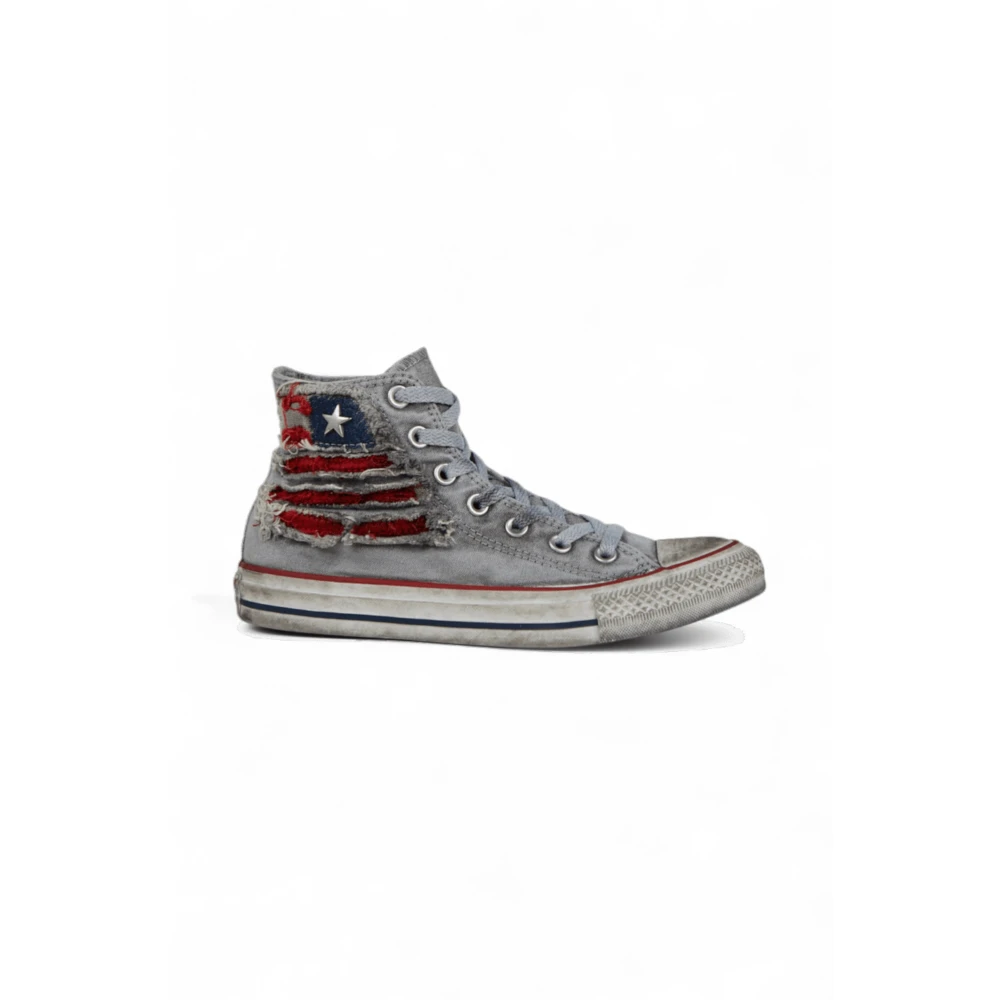 Converse Rook Hi Canvas Rubberen Zool Sneakers Dames Schoenen Veelkleurig Multicolor