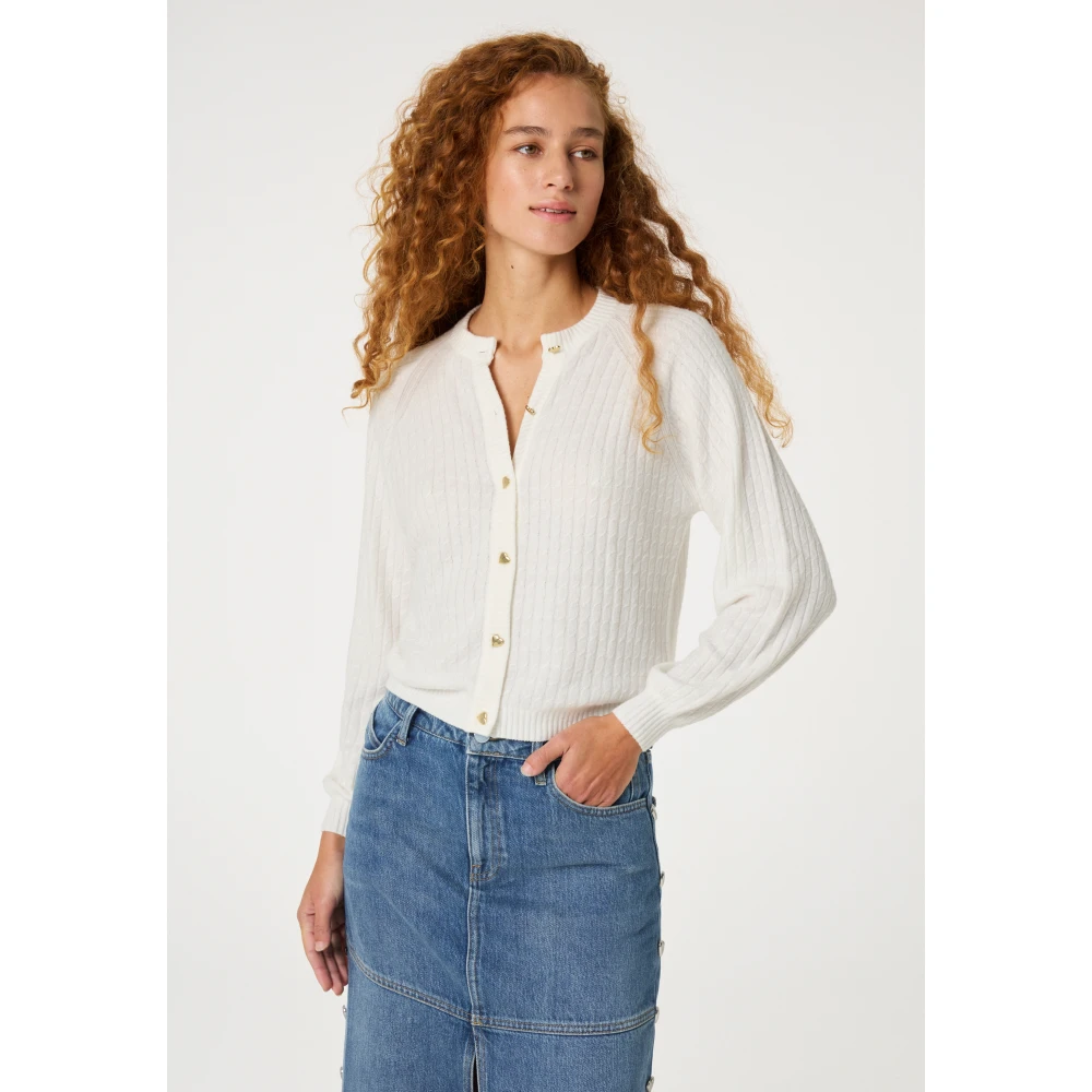 Fabienne Chapot Charlotta Cardigan Beige Dames