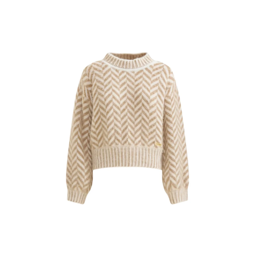 Alviero Martini 1a Classe Ronde Hals T-shirt Brown Dames