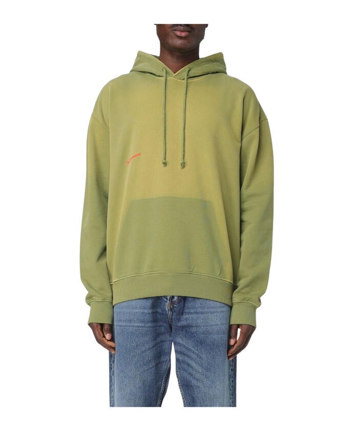 sweat-a-capuche-olive-confort-coupe-decontractee