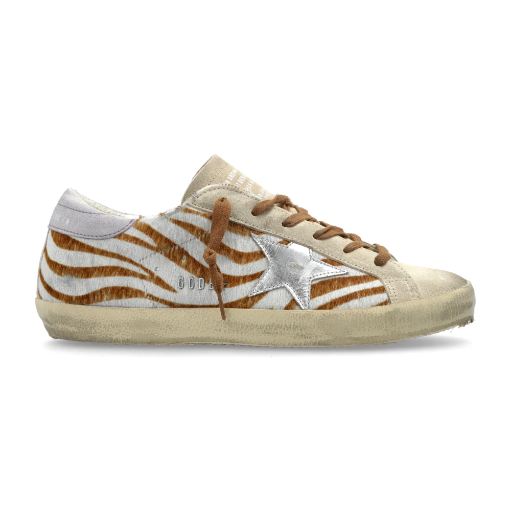 Golden Goose Damen Beige Sportschuhe Super-Star Classic Mit Liste