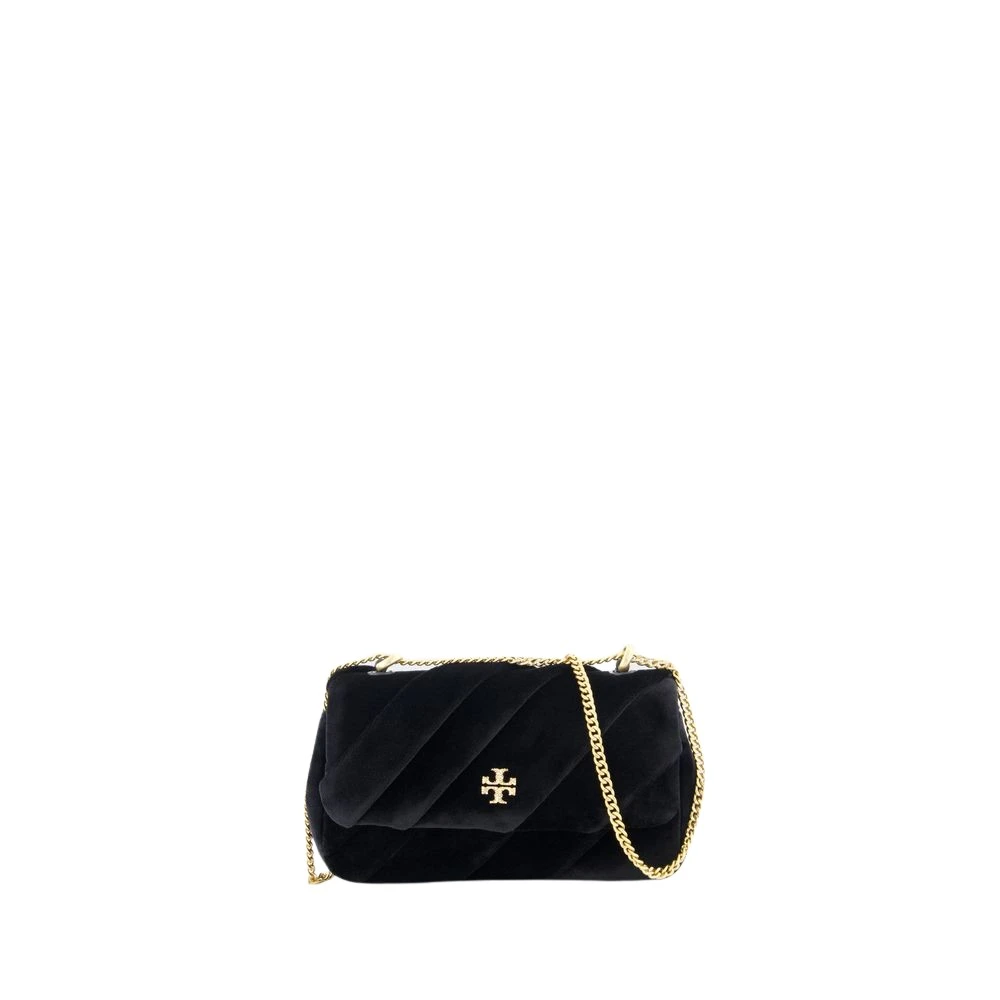 TORY BURCH Mini Flap Schoudertas Katoen Zwart Black Dames