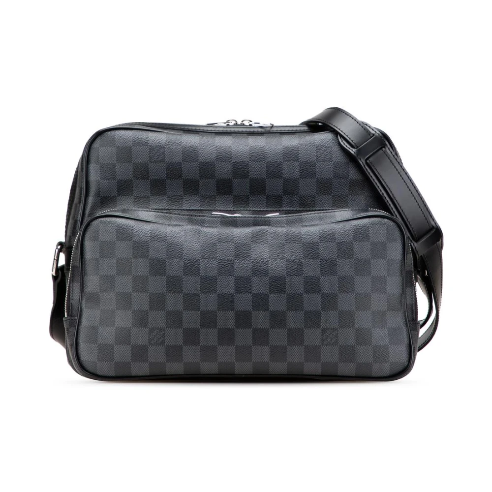 Louis Vuitton Vintage Women's Black Pre-Owned Crossbody Bag