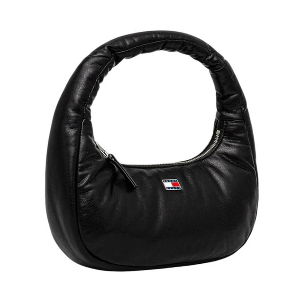 Tommy Hilfiger Zwarte Polyurethaan Medium Handtas Damescollectie Black Dames