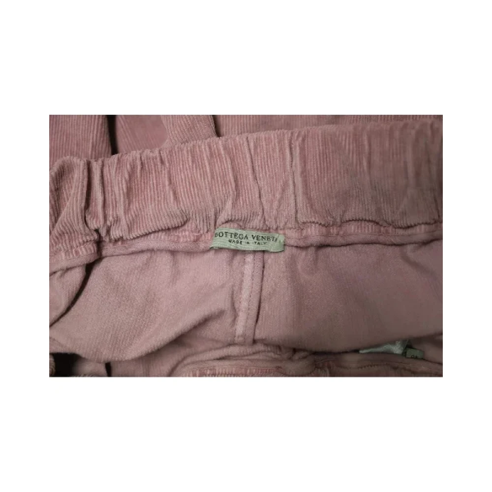 Bottega Veneta Vintage Pre-owned Cotton bottoms Pink Heren