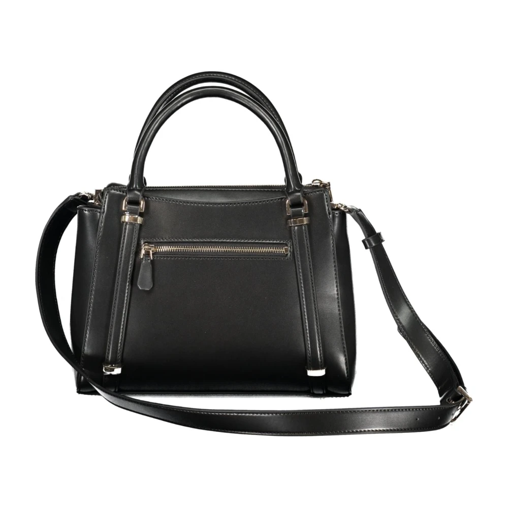 Guess Zwarte Dames Handtas Daryna met Verstelbare Band Black Dames