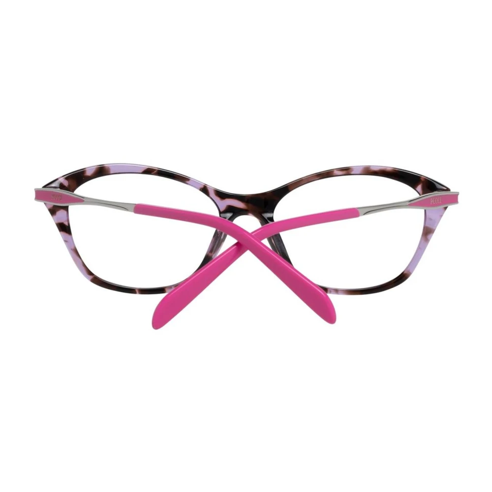 EMILIO PUCCI Paarse Dames Optische Frames met Merkhoes Multicolor Dames