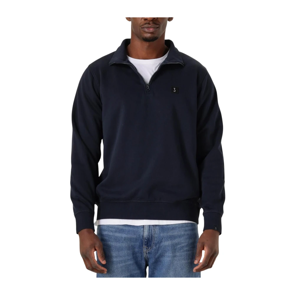 Butcher of Blue Army Half Zip Sweater Blue Heren