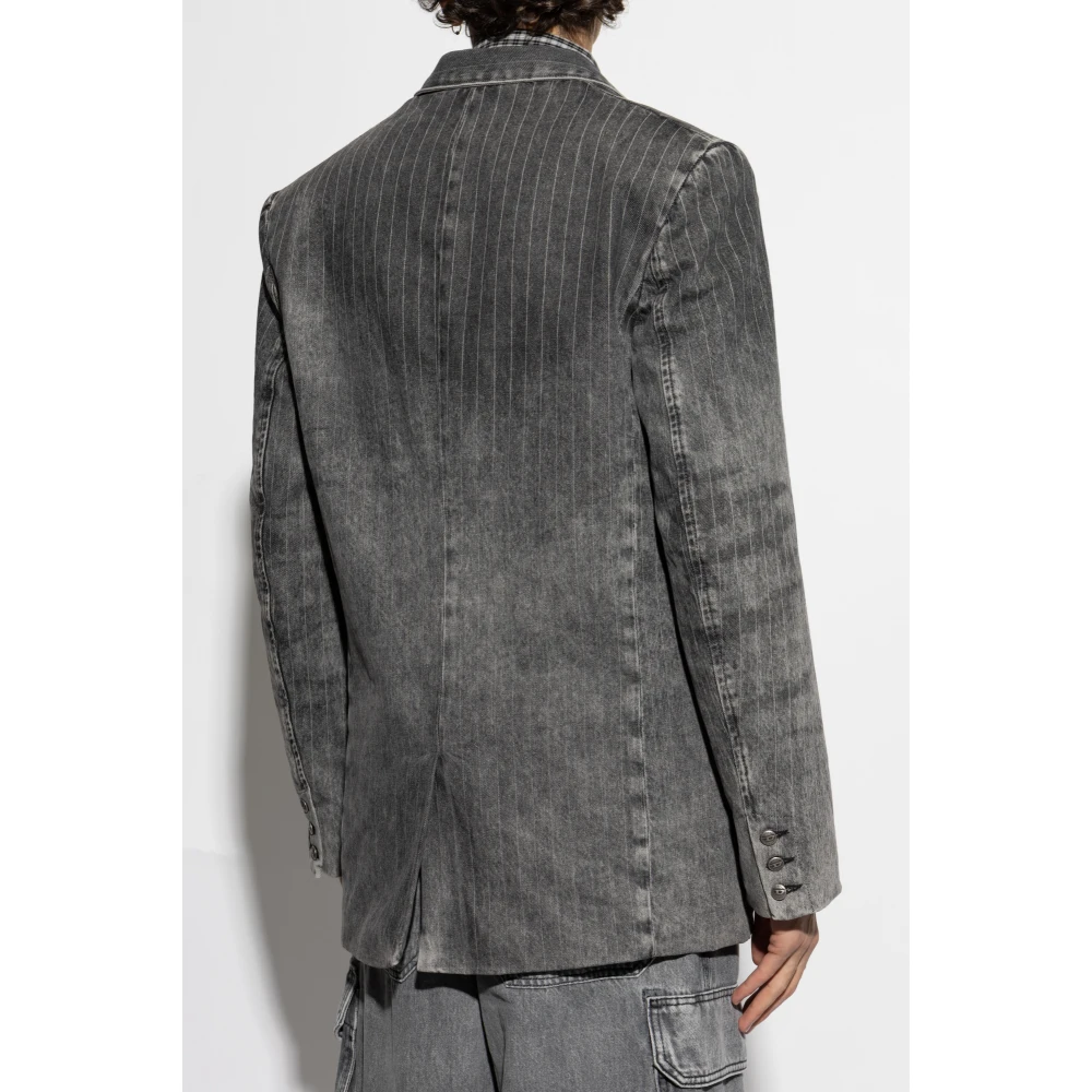 Diesel Denim jack D-Reger-S Gray Unisex