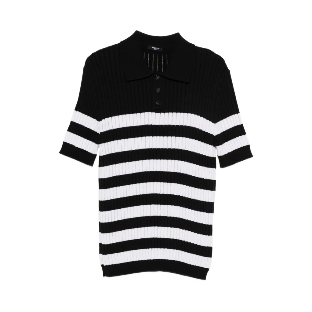 Balmain Men's Multicolor Jumper - Polo Shirts - L - Tops