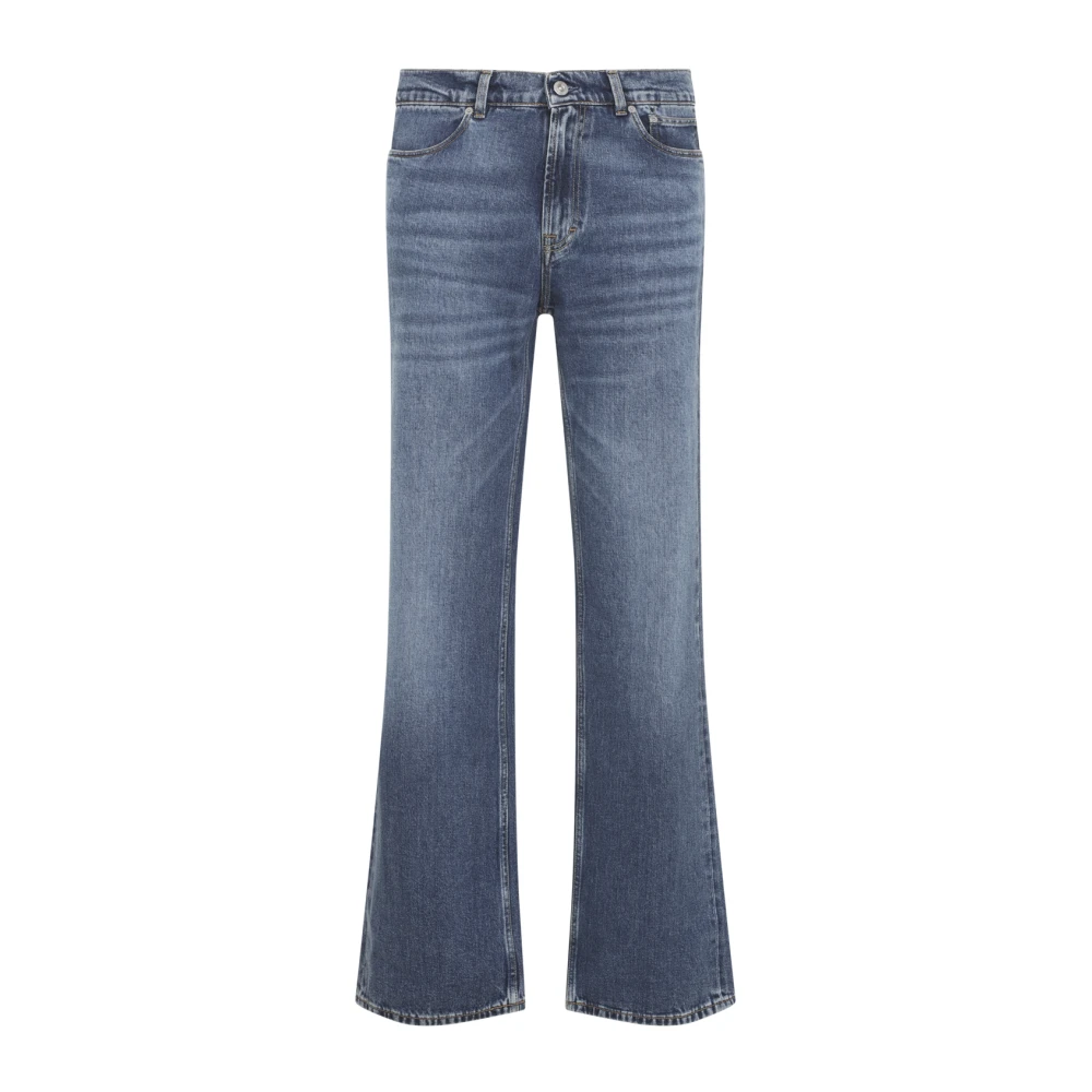 Our Legacy Men's Blue Wide Jeans,, Rodeo Wash Carlson Cut Jeans W32