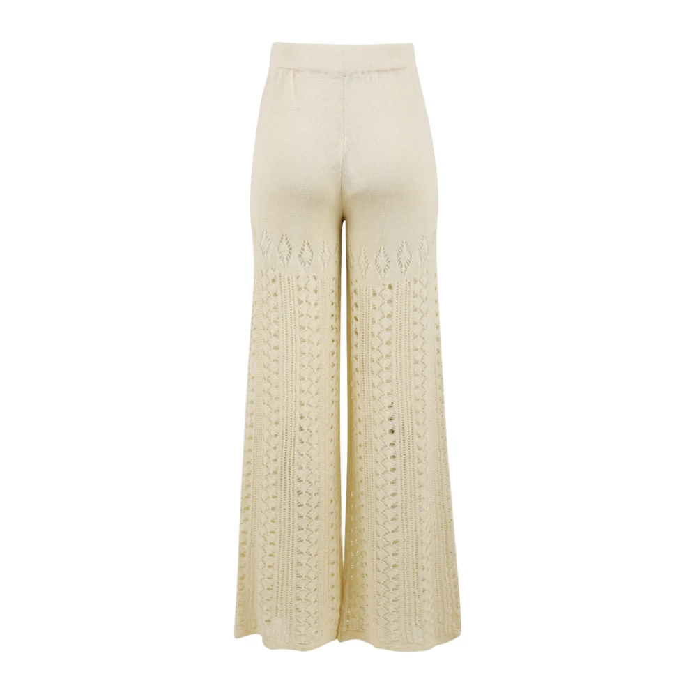 Akep Crème Broek Ptkd05074 V2 Model Beige Dames