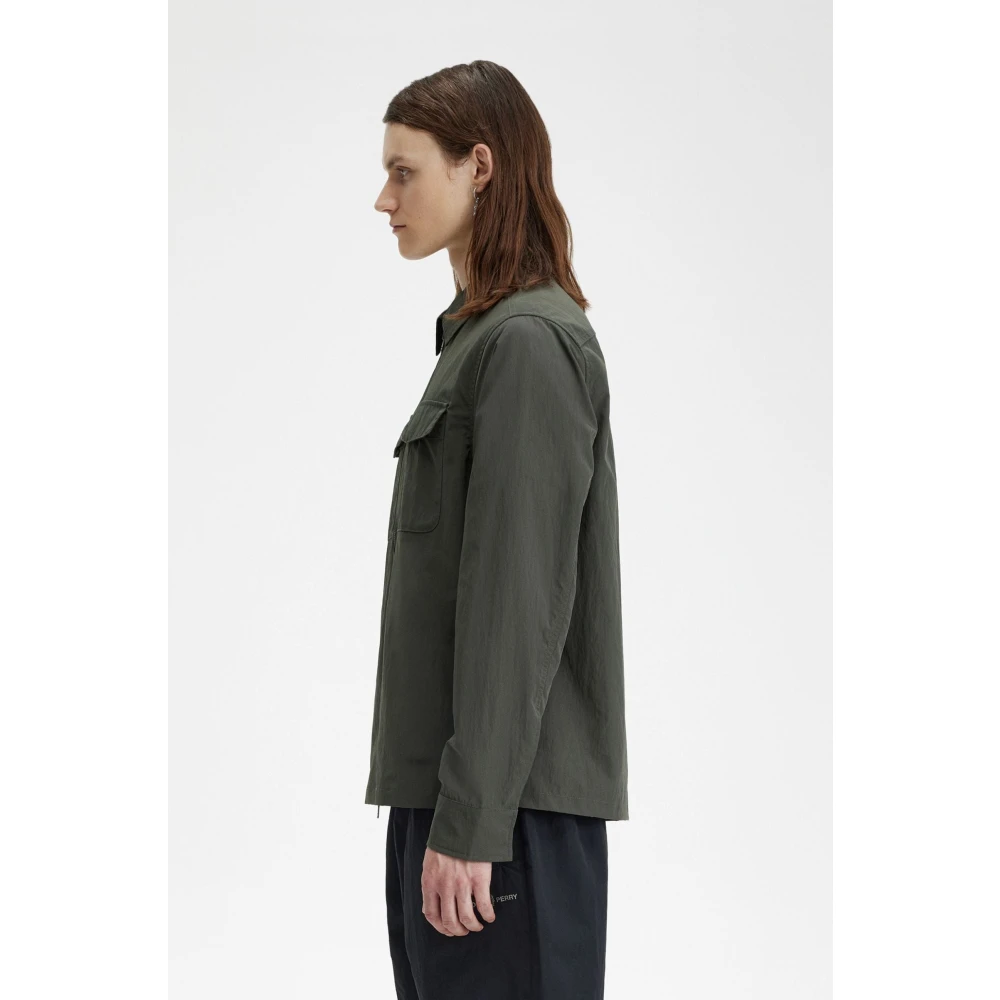 Fred Perry Light Jackets Green Heren