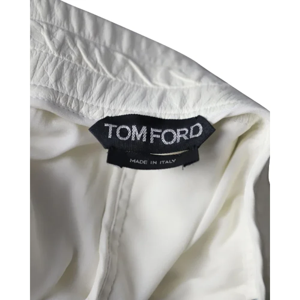 Tom Ford Pre-owned Leather bottoms White Dames