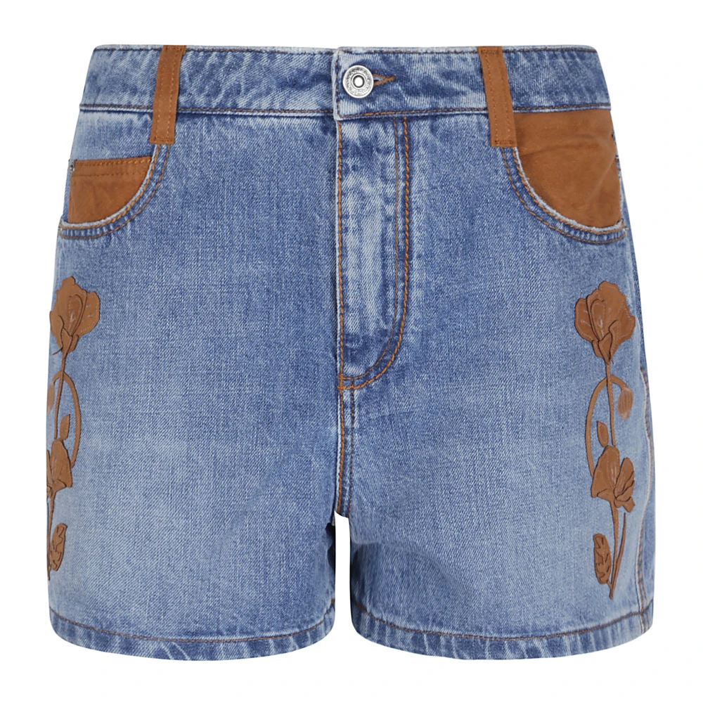 Ermanno Scervino Blauwe Bermuda Shorts voor Vrouwen Blue Dames