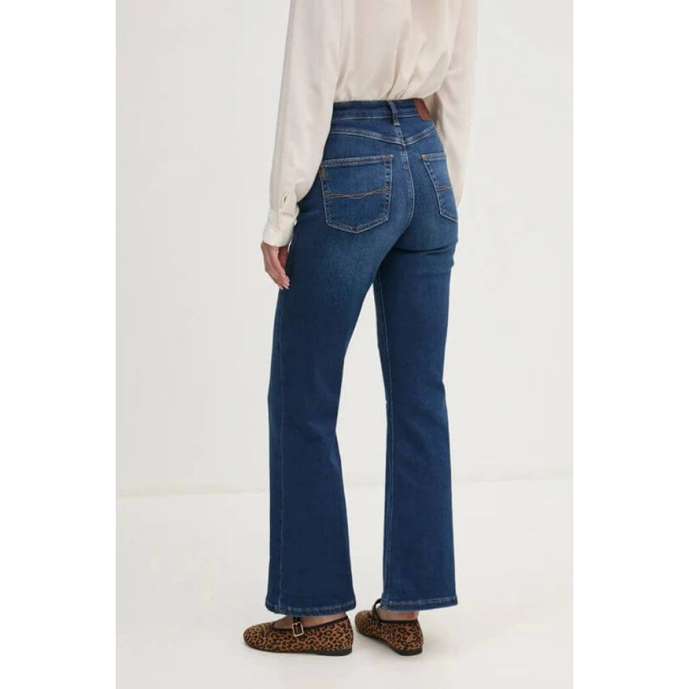 Pepe Jeans Hoge Taille Flare Jeans Blue Dames