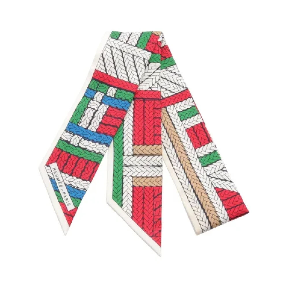 Hermès Vintage Pre-owned Canvas scarves Multicolor Dames