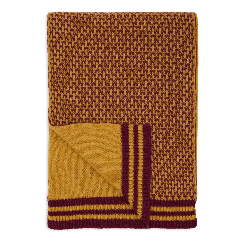 Gallo Unisex gele sjaal met tweekleurig motief Multicolor Unisex