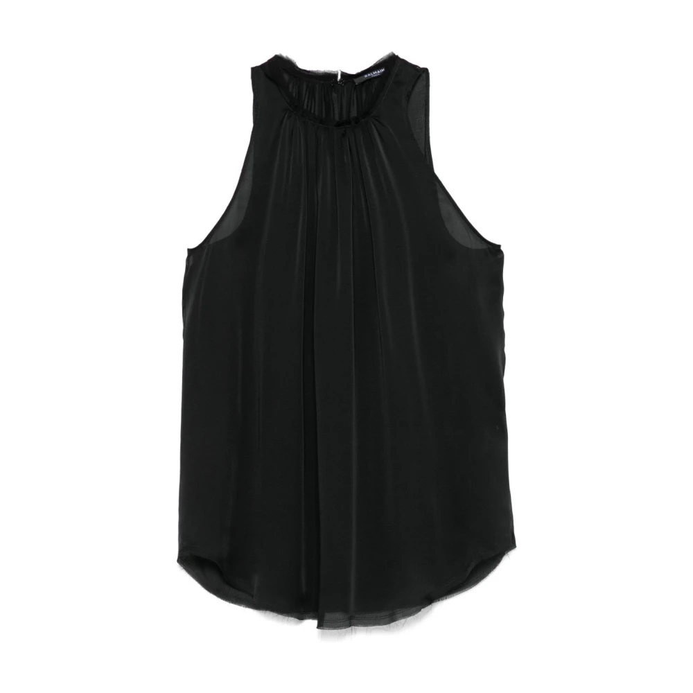 Tops > Sleeveless Tops - - Balmain - Modalova