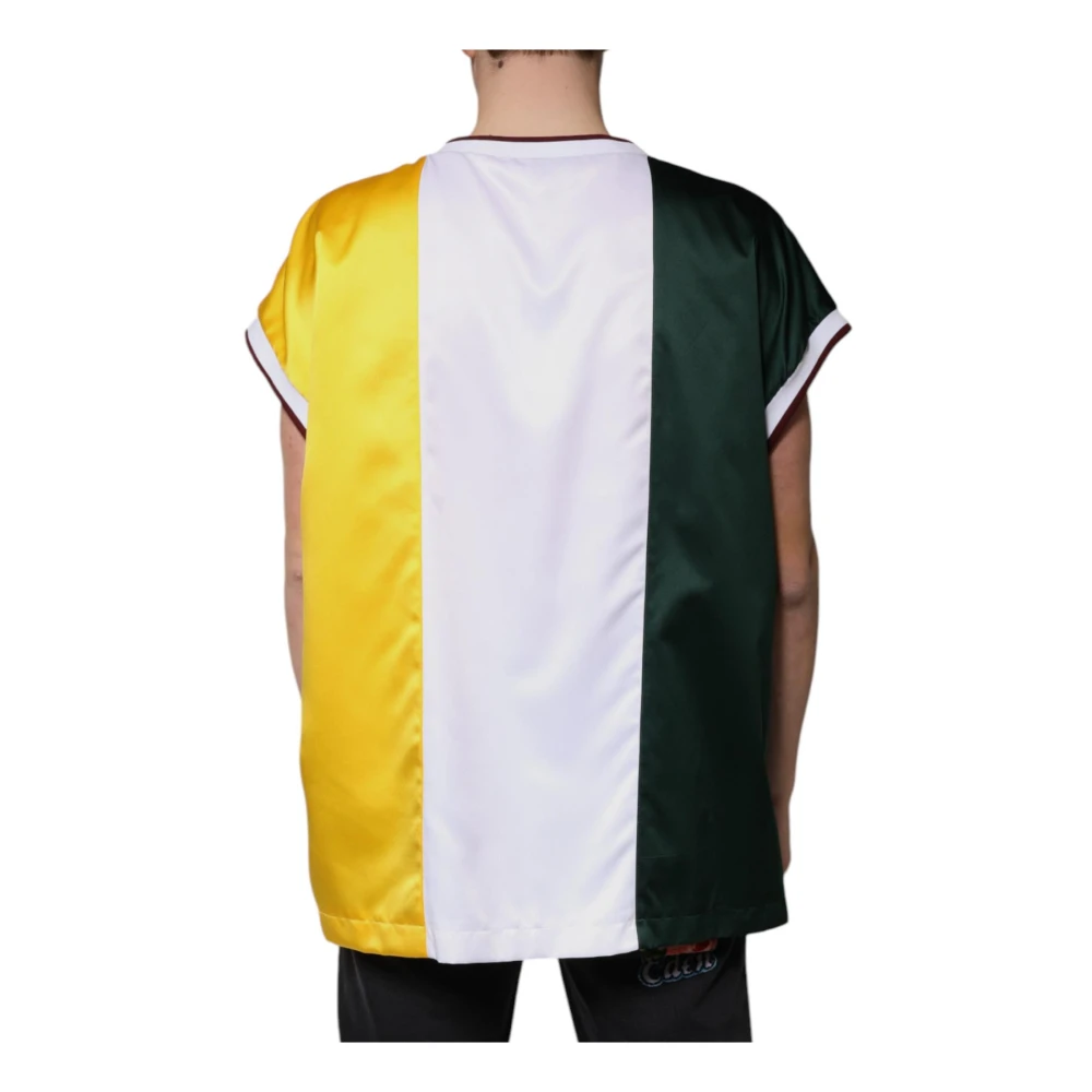 Dolce & Gabbana Multicolor Mouwloos Crew Neck T-shirt Multicolor Heren