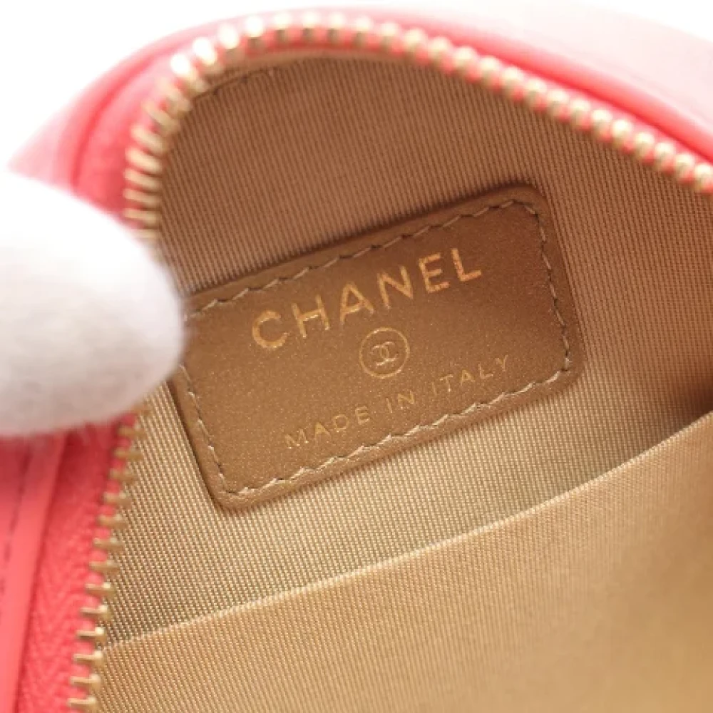 Chanel Vintage Pre-owned Leather chanel-bags Pink Dames