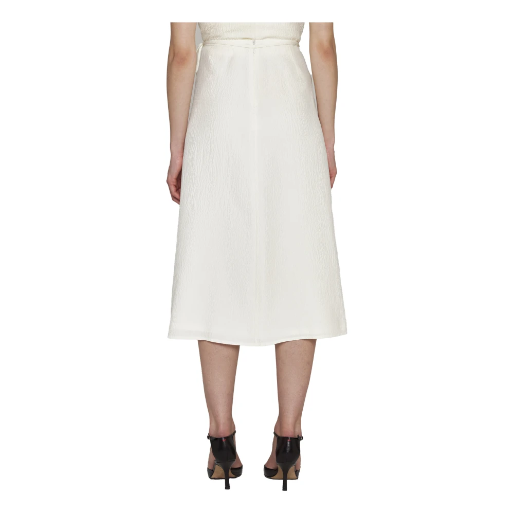Le 17 Septembre Witte Rok met Blauwe Details White Dames