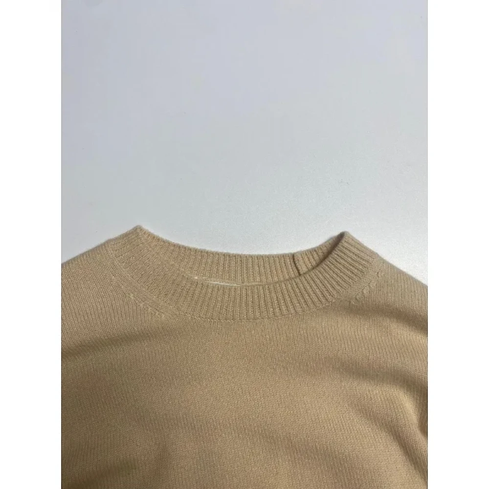 Chloé Pre-owned Wool tops Yellow Dames