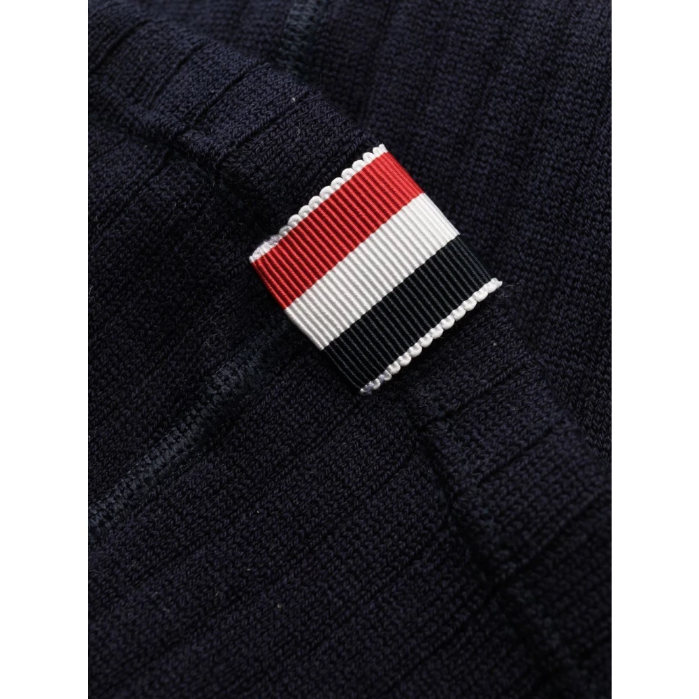 Thom Browne Blauw 4-Bar Streep Hoge Taille Ondergoed Blue Dames