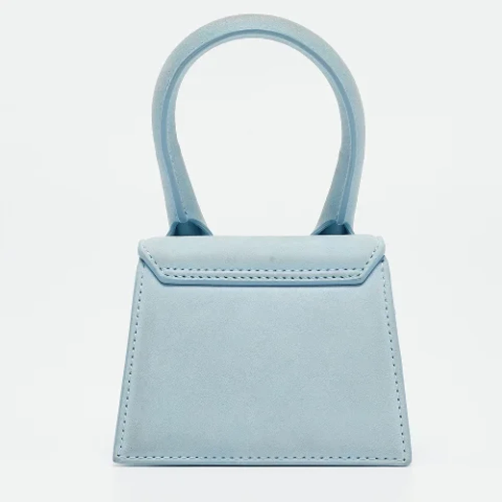 Jacquemus Pre-owned Leather handbags Blue Dames