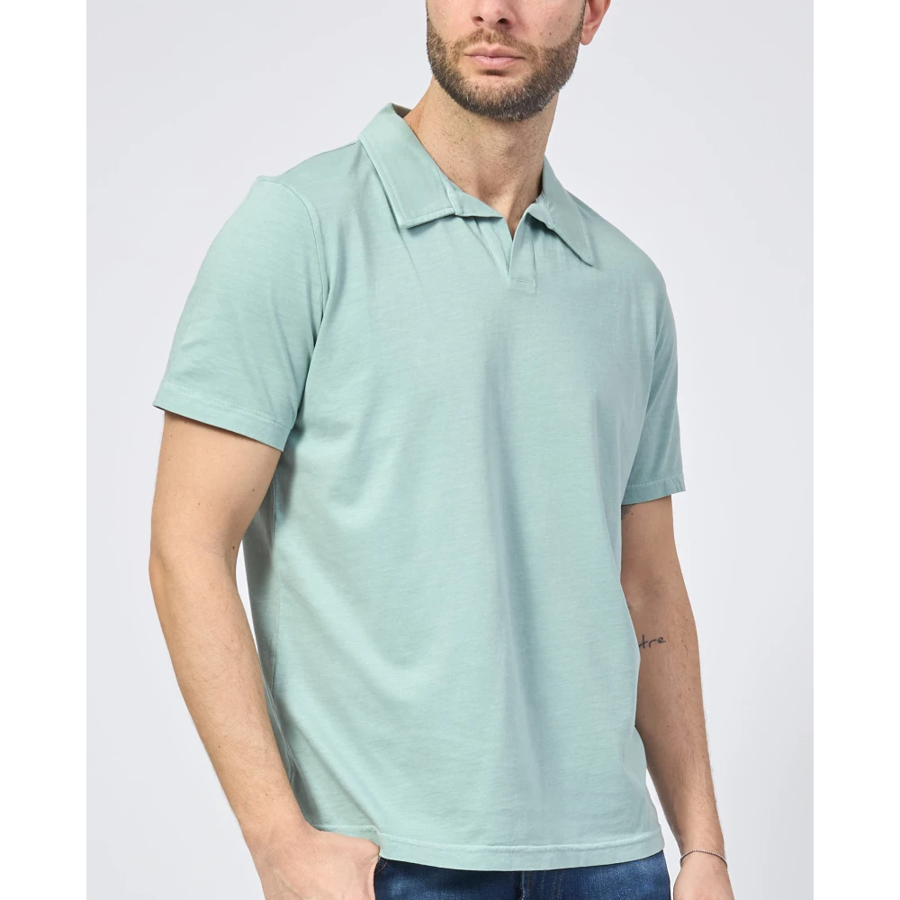 Ecoalf Groene Organische Katoenen Polo Green Heren