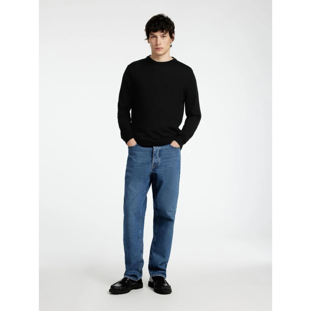 Selected Homme Lange mouw trui heren Black Heren